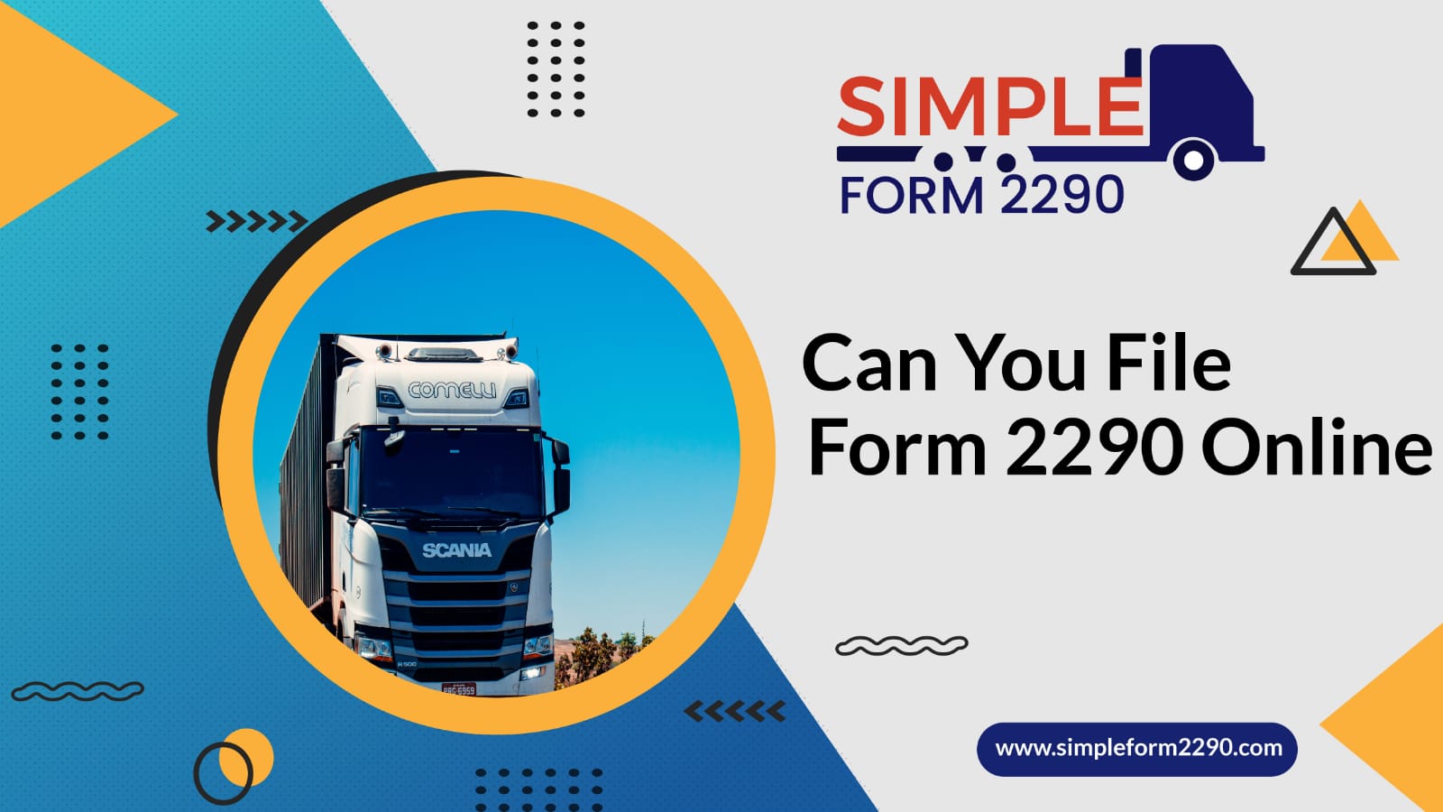 CAN YOU FILE FORM 2290 ONLINE